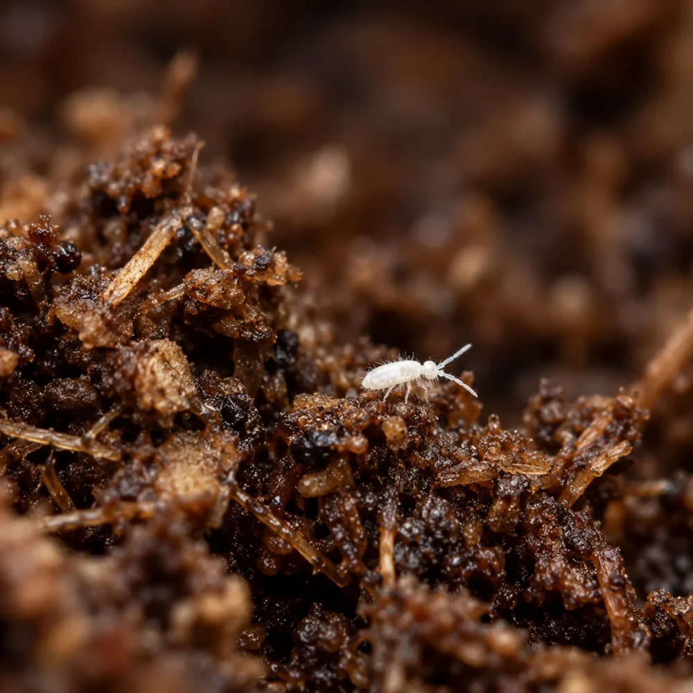 Cultura de springtails colembole bioactive pentru terarii inchise
